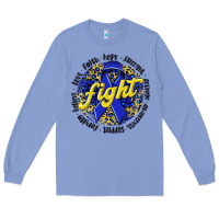 Colony Blue fight colorectal cancer Long Sleeve Tee - NancyCooperArtShop