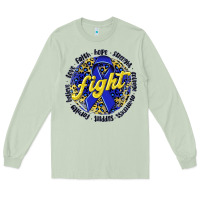 Matcha fight colorectal cancer Long Sleeve Tee - NancyCooperArtShop