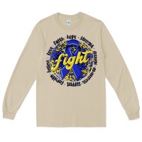 Mushroom fight colorectal cancer Long Sleeve Tee - NancyCooperArtShop