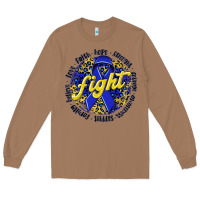 Toasted Coconut fight colorectal cancer Long Sleeve Tee - NancyCooperArtShop