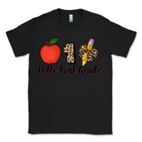 Black hello first grade leopard 3200x2400 Classic Tee - AdoDesignShop