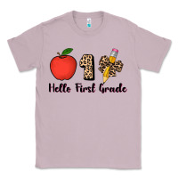 Lilac hello first grade leopard 3200x2400 Classic Tee - AdoDesignShop