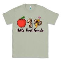 Matcha hello first grade leopard 3200x2400 Classic Tee - AdoDesignShop