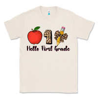 Natural hello first grade leopard 3200x2400 Classic Tee - AdoDesignShop