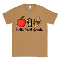 Toasted Coconut hello first grade leopard 3200x2400 Classic Tee - AdoDesignShop