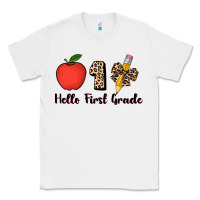 White hello first grade leopard 3200x2400 Classic Tee - AdoDesignShop
