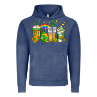 Vintage Denim st patricks day coffee Vintage Hoodie - Jasminsmagicworld