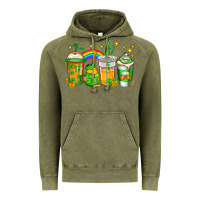 Vintage Olive st patricks day coffee Vintage Hoodie - Jasminsmagicworld