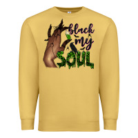 Antique Gold Black my soul Premium Sweatshirt - NancyCooperArtShop