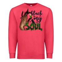 Cardinal Black my soul Premium Sweatshirt - NancyCooperArtShop