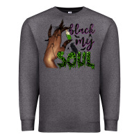 Charcoal Heather Black my soul Premium Sweatshirt - NancyCooperArtShop