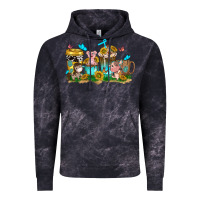 Cloud Black farm cute animals with sunflower coffee cups Vintage Hoodie - NancyCooperArtShop
