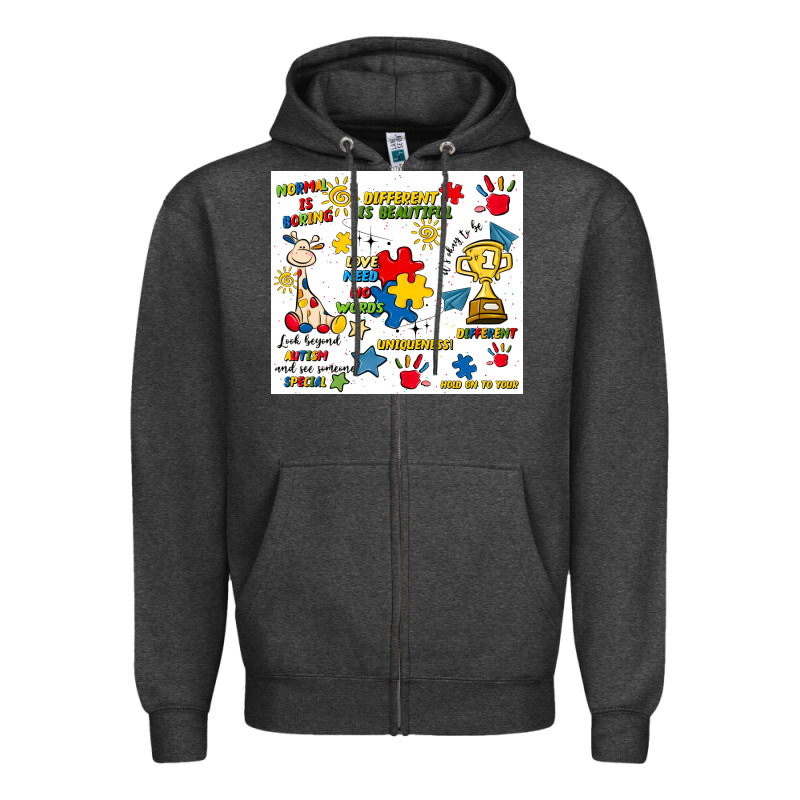 Autism Zipper Hoodie by Artiststas | Teevron