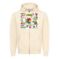 Sandshell autism Zipper Hoodie - Artiststas
