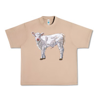 Burro charolais calf Urban Heavy Tee - LillyAllenDesigns