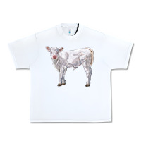 White charolais calf Urban Heavy Tee - LillyAllenDesigns