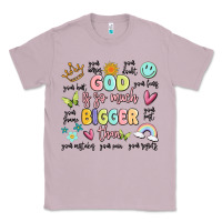 Lilac god is so much bigger than malia Classic Tee - MaliasSmallBusiness