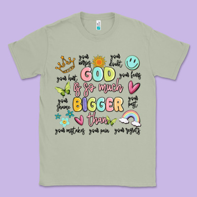 God Is So Much Bigger Than Malia Classic Tee Designed By Maliassmallbusiness