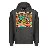 Charcoal Heather i'm just out here trusting god Premium Hoodie - JahusDesignShop