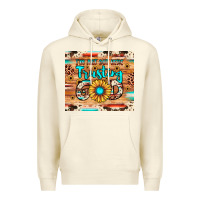 Sandshell i'm just out here trusting god Premium Hoodie - JahusDesignShop
