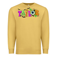Antique Gold Personalized Halloween Premium Sweatshirt - NancyCooperArtShop