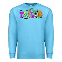 Ocean Blue Personalized Halloween Premium Sweatshirt - NancyCooperArtShop