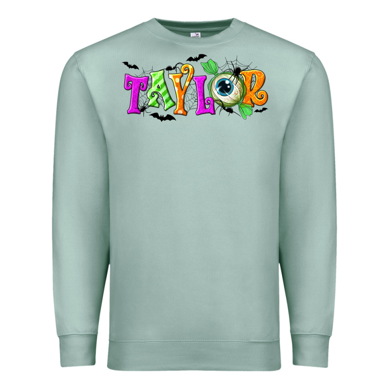 Personalized Halloween Premium Sweatshirt by NancyCooperArtShop | Teevron