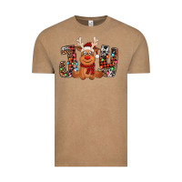 Vintage Coffee joy christmas reindeer Vintage Tee - Jasminsmagicworld