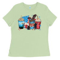 Matcha usa coffee cups Ladies Tee - Zillion Design Studio