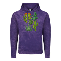 Cloud Purple watercolor cactus bundle preview Vintage Hoodie - BarkalooDesign