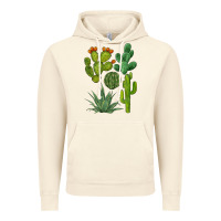 Vintage Artic watercolor cactus bundle preview Vintage Hoodie - BarkalooDesign