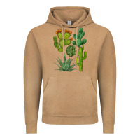Vintage Camel watercolor cactus bundle preview Vintage Hoodie - BarkalooDesign
