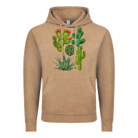 Watercolor Cactus Bundle Preview Vintage Hoodie | Teevron