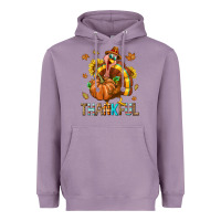 Lavender Thankful Turkey Heavyweight Hoodie - texasbilliewilder