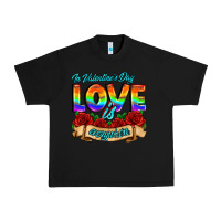 Black in valentines day love is everywhere Urban Heavy Tee - AdoDesignShop