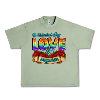 Oil Green in valentines day love is everywhere Urban Heavy Tee - AdoDesignShop