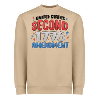 Mushroom united states second 1776 amendment Heavyweight Sweatshirt - MaliasSmallBusiness