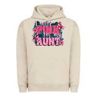 Pigment French Oak i wear pink for my aunt Urban Hoodie - FaDigitalArtStudio