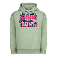 Pigment Oil Green i wear pink for my aunt Urban Hoodie - FaDigitalArtStudio