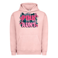 Pigment Salmon i wear pink for my aunt Urban Hoodie - FaDigitalArtStudio