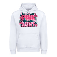 White i wear pink for my aunt Urban Hoodie - FaDigitalArtStudio