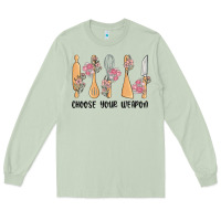 Matcha choose your weapon Long Sleeve Tee - MaliasSmallBusiness