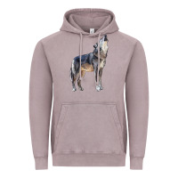 Vintage Zinc wolf Vintage Hoodie - LillyAllenDesigns