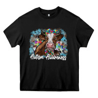 Black autism awareness 2 Heavy Core Tee - SublimationCraftShop