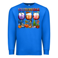 True Royal hallothanksmas Premium Sweatshirt - texasbilliewilder