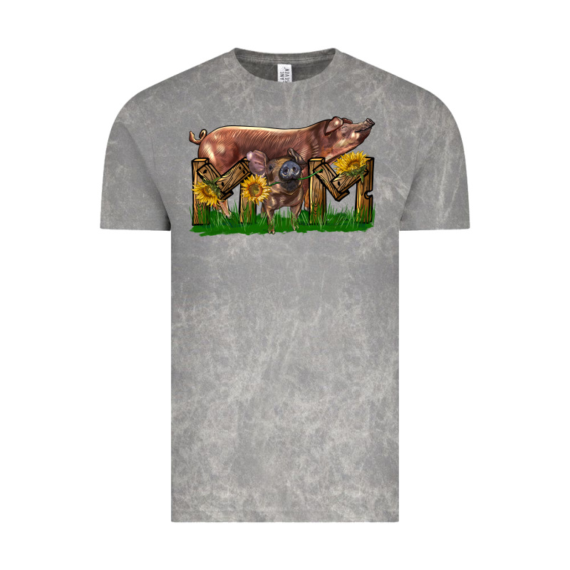 Western Mom With Duroc Pig And Baby Pig Vintage Tee by LillyAllenDesigns | Teevron