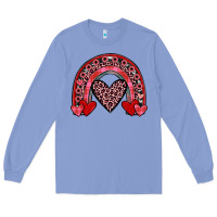 Colony Blue valentines heart rainbow Long Sleeve Tee - JahusDesignShop