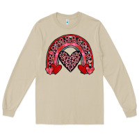 Mushroom valentines heart rainbow Long Sleeve Tee - JahusDesignShop