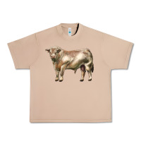 Burro charolais bull Urban Heavy Tee - LillyAllenDesigns