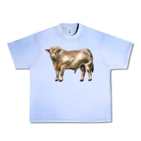 Grape Ice charolais bull Urban Heavy Tee - LillyAllenDesigns